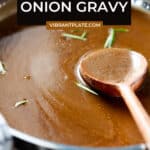 Easy Vegan Onion Gravy