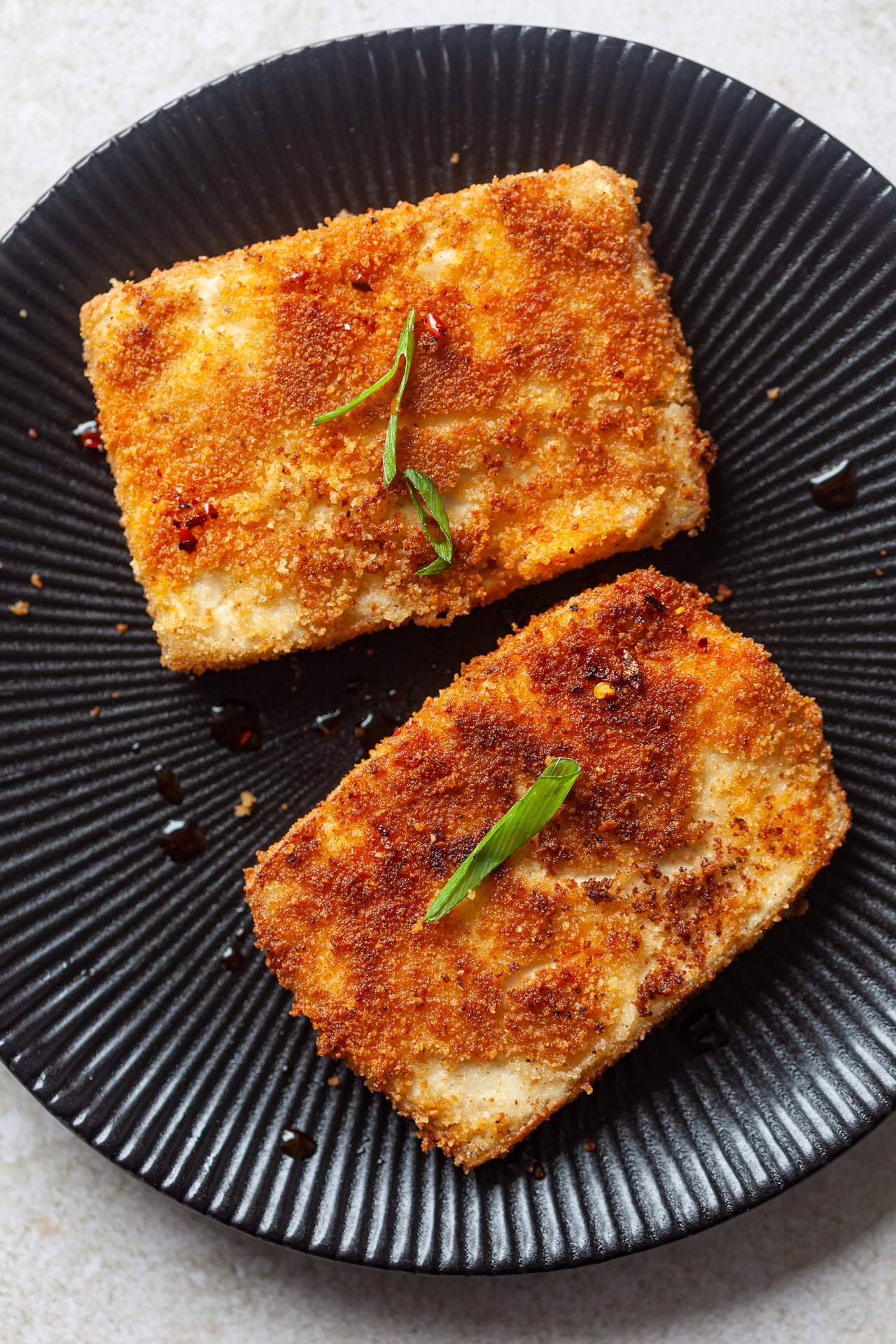 Crispy Fried Tofu Steak