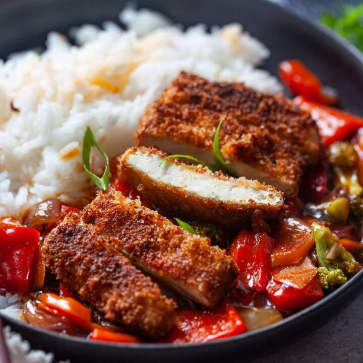 Crispy Fried Tofu Steak