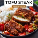 Crispy Fried Tofu Steak