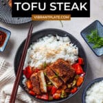 Crispy Fried Tofu Steak