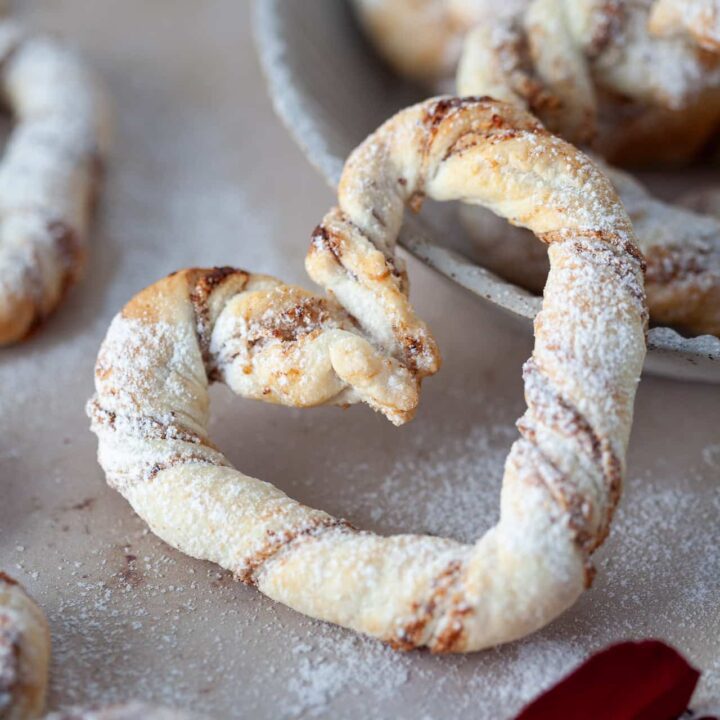 Vegan Puff Pastry Hearts Recipe