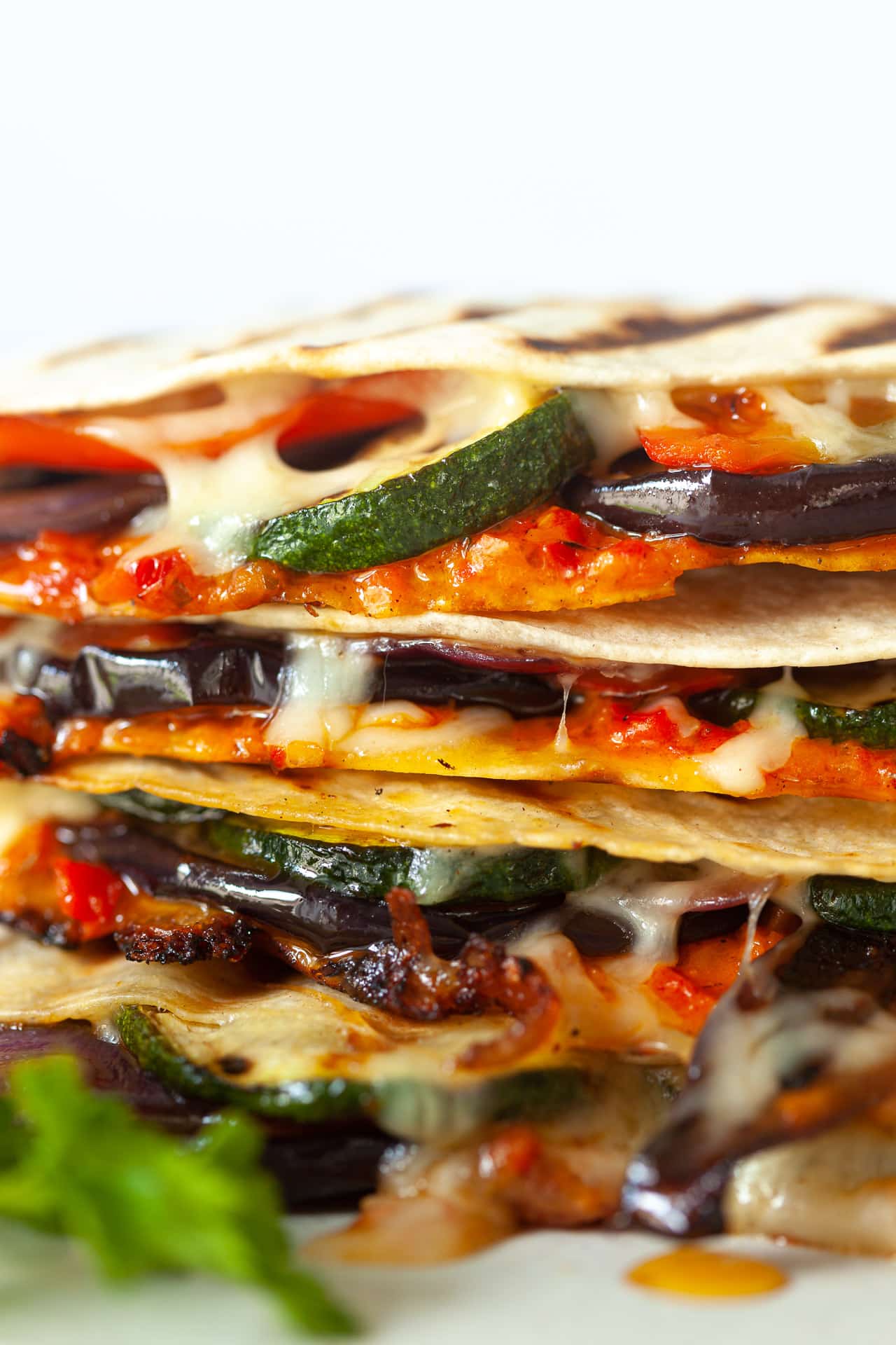 Grilled Vegetable Vegan Quesadillas