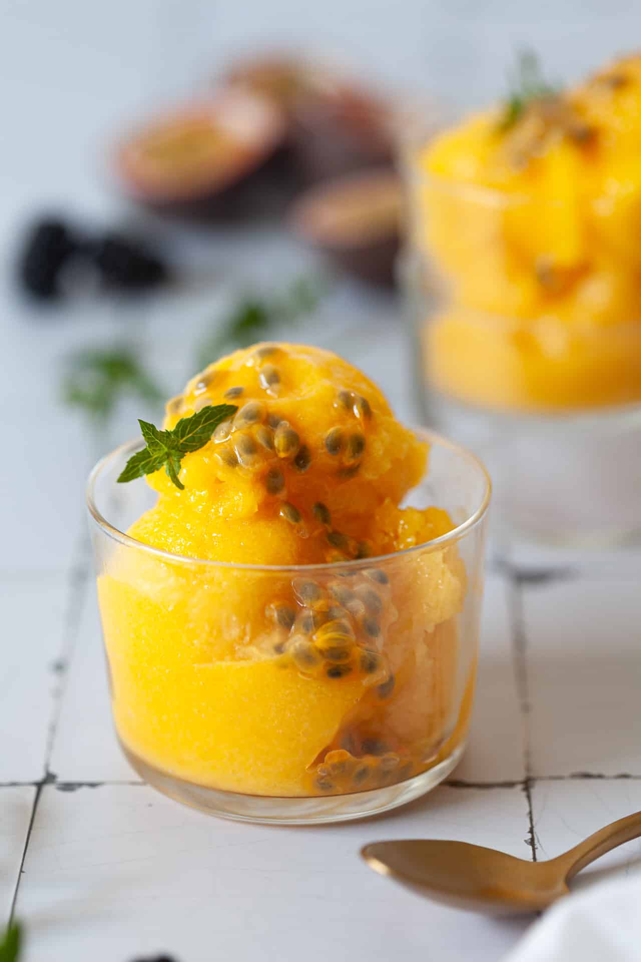 4-ingredient Mango Sorbet