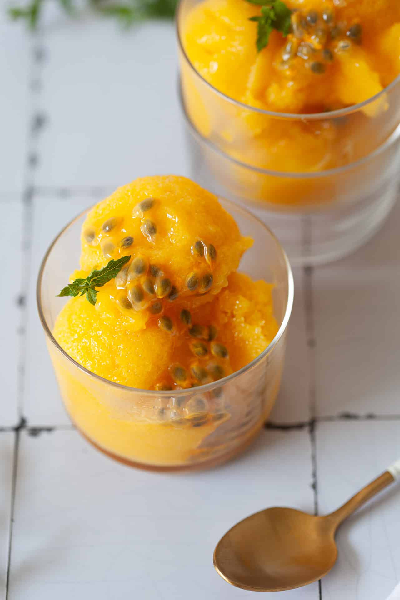 4-ingredient Mango Sorbet