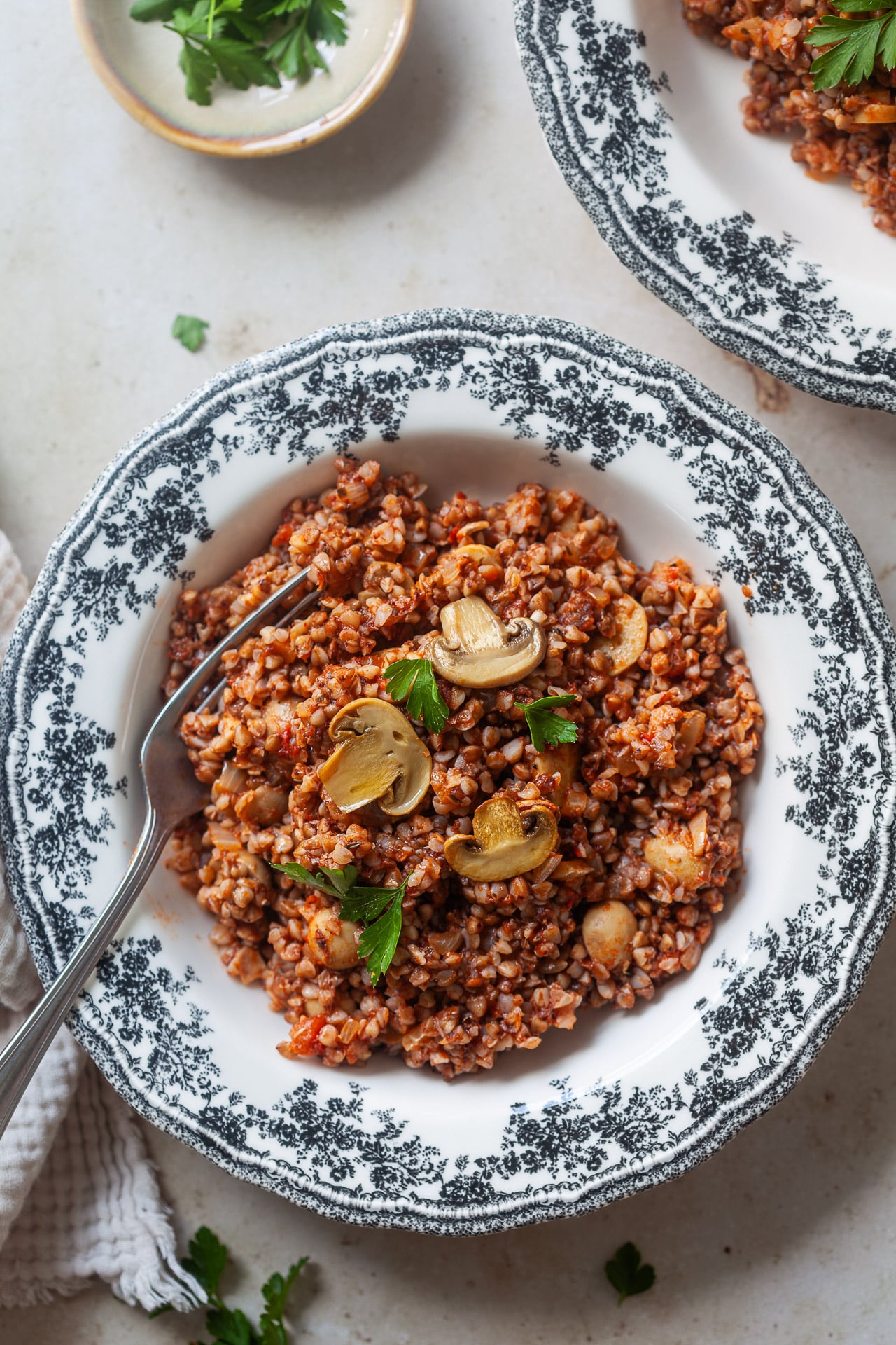 Buckwheat Kasha with Mushrooms
