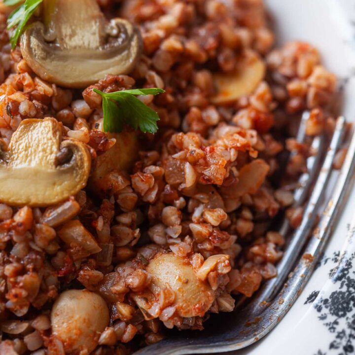 Buckwheat Kasha with Mushrooms