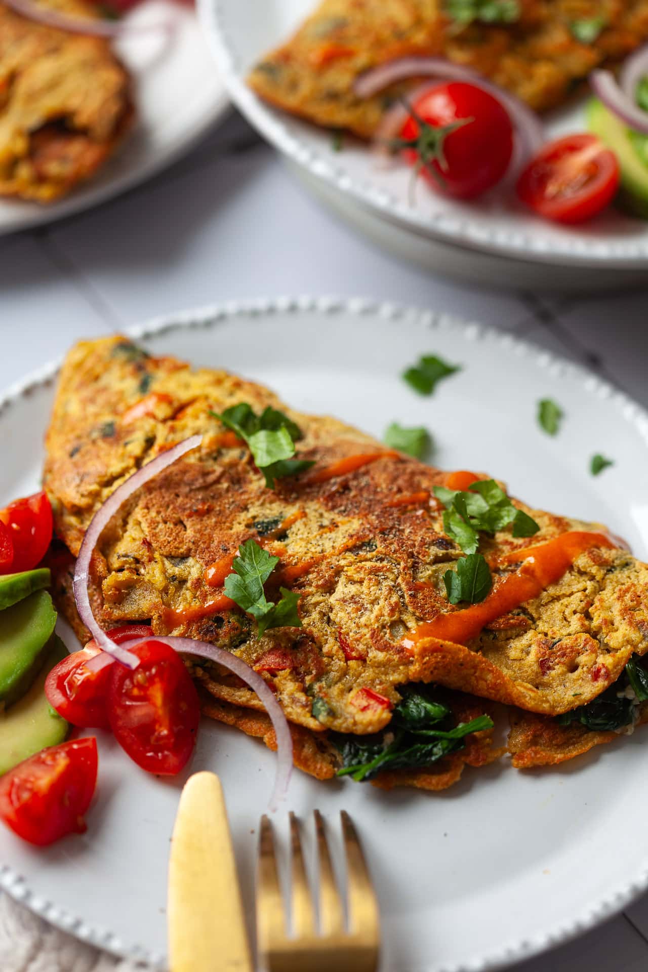 Vegan Chickpea Omelette