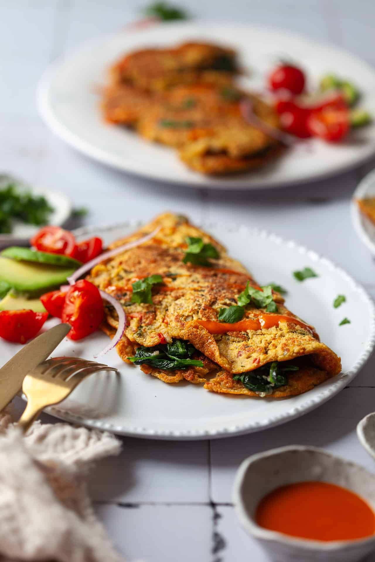 Vegan Chickpea Omelette
