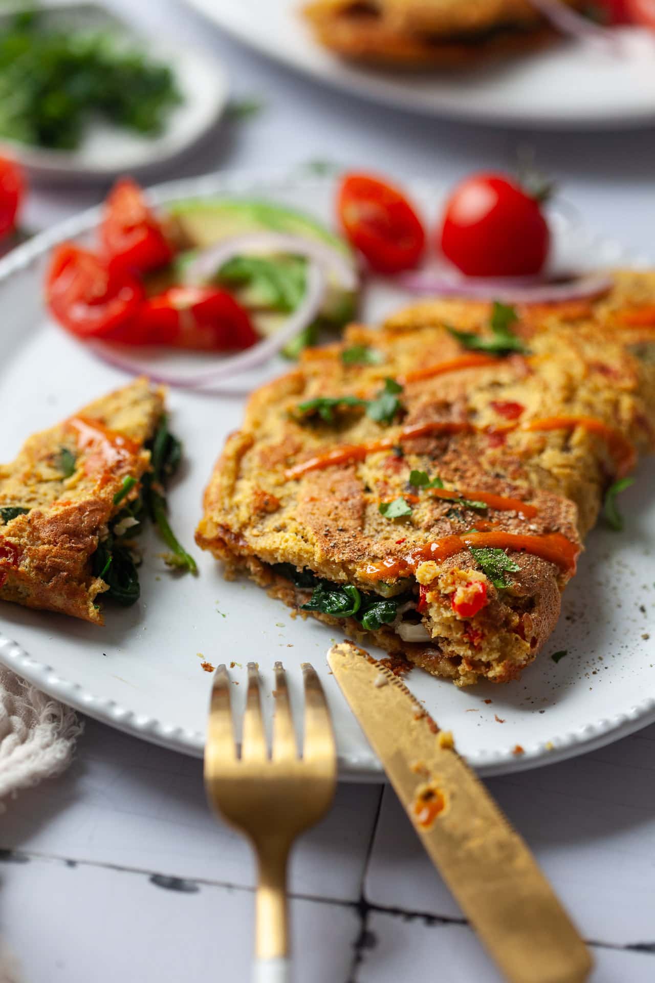 Vegan Chickpea Omelette