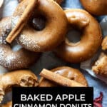 Baked Apple Cinnamon Donuts