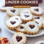 Homemade Pistachio Linzer Cookies