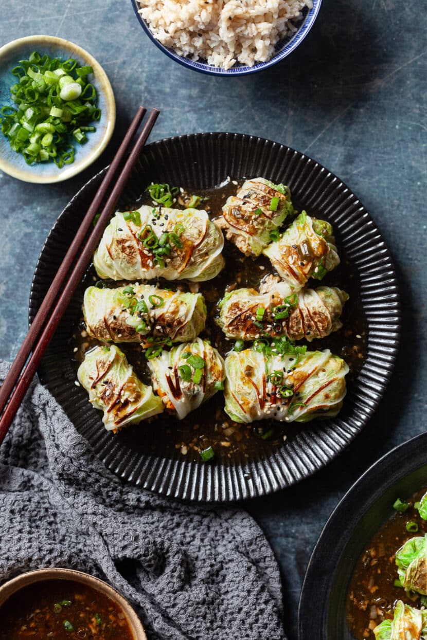 Vegan Tofu Cabbage Rolls