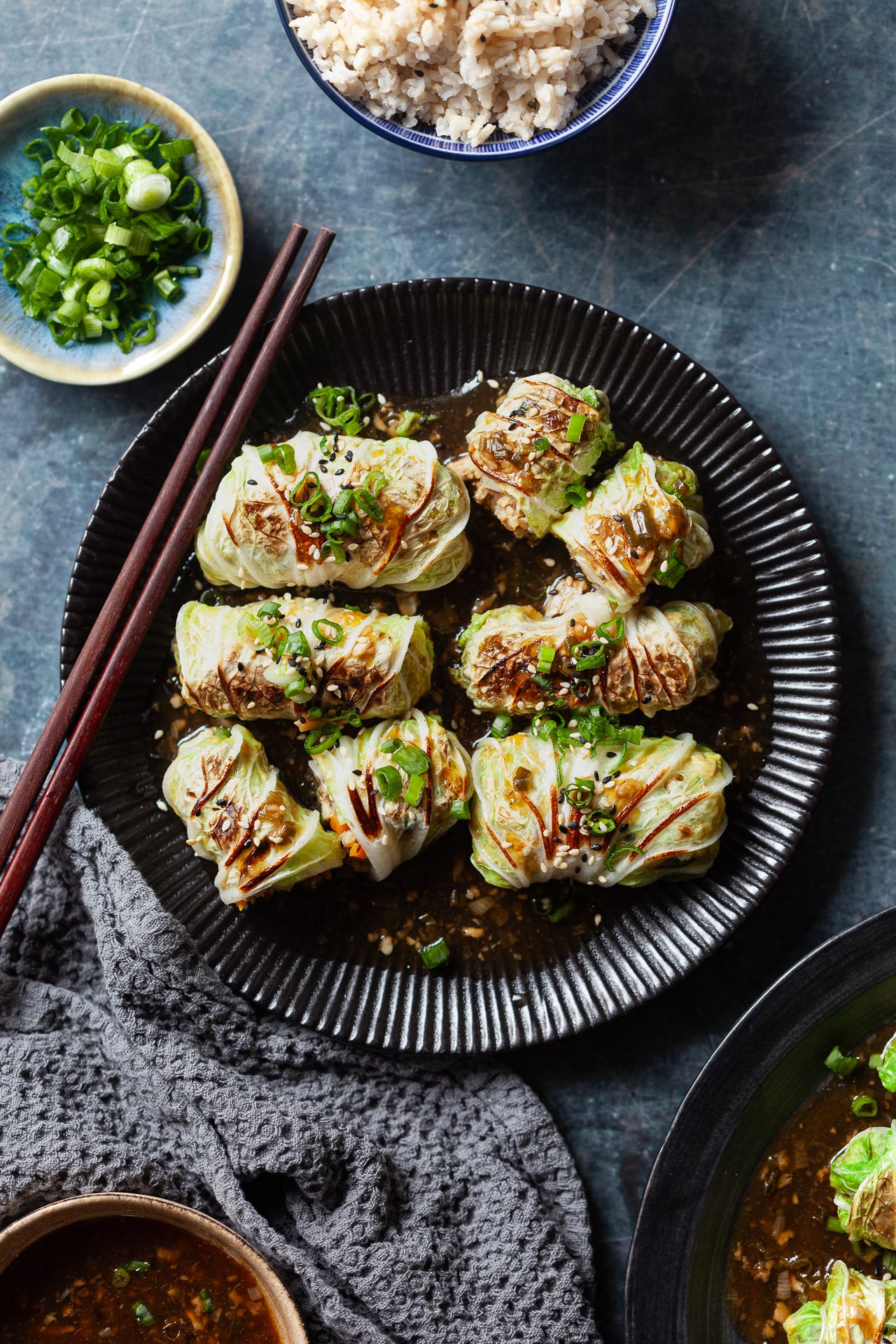 Vegan Tofu Cabbage Rolls