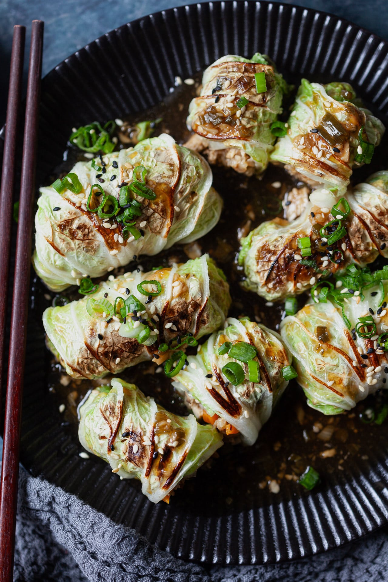 Vegan Tofu Cabbage Rolls