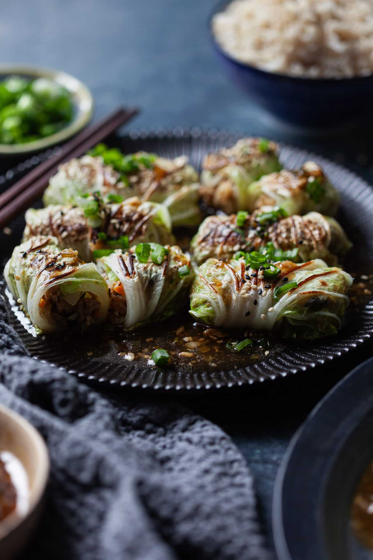 Vegan Tofu Cabbage Rolls