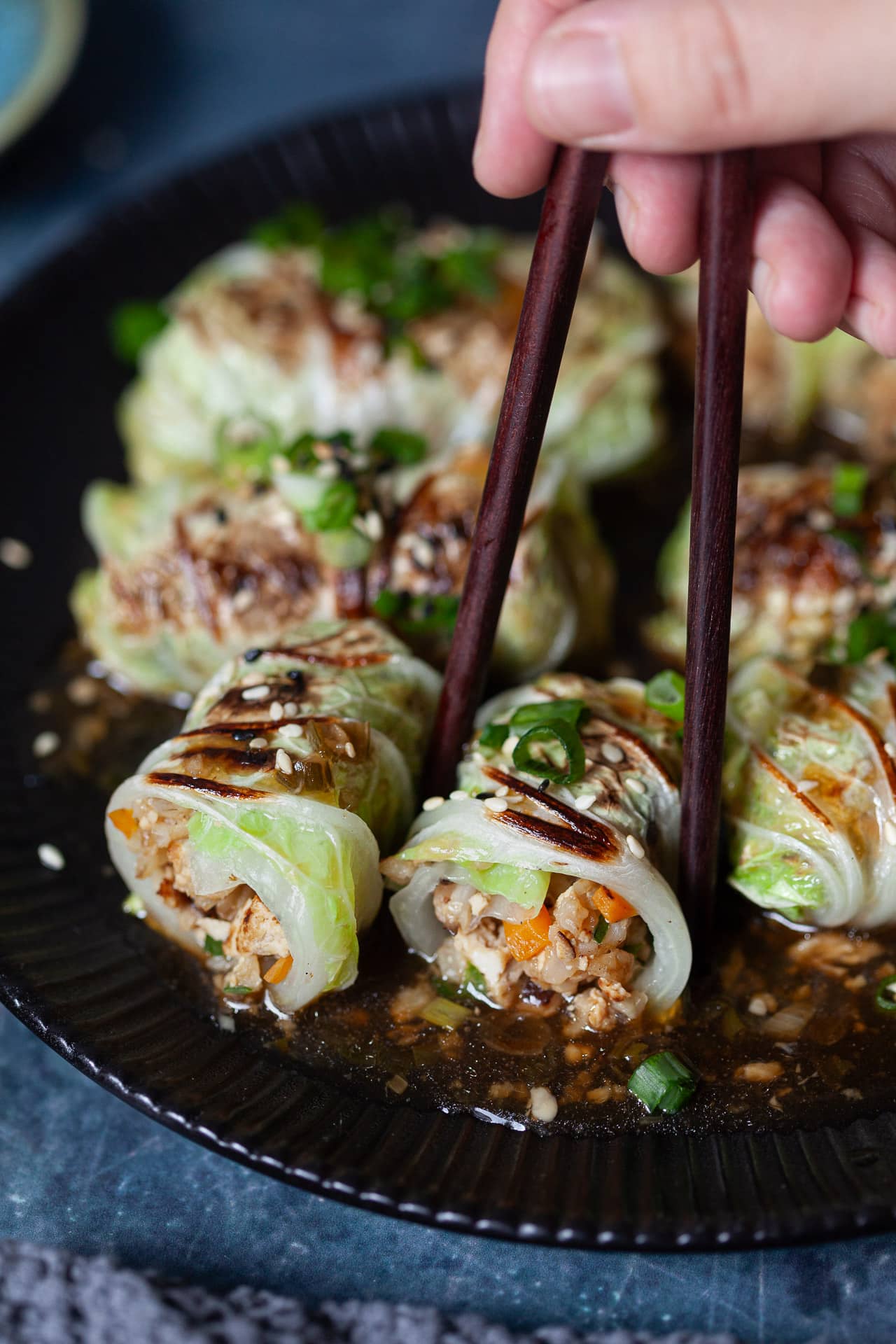 Vegan Tofu Cabbage Rolls