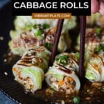 Vegan Tofu Cabbage Rolls | Vibrant Plate