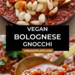 Vegan Bolognese Sauce and Gnocchi