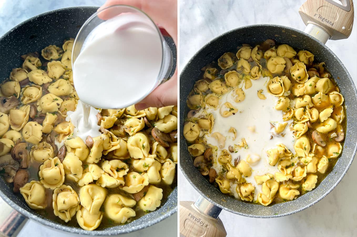 How to make One-Pot Creamy Mushroom Tortellini