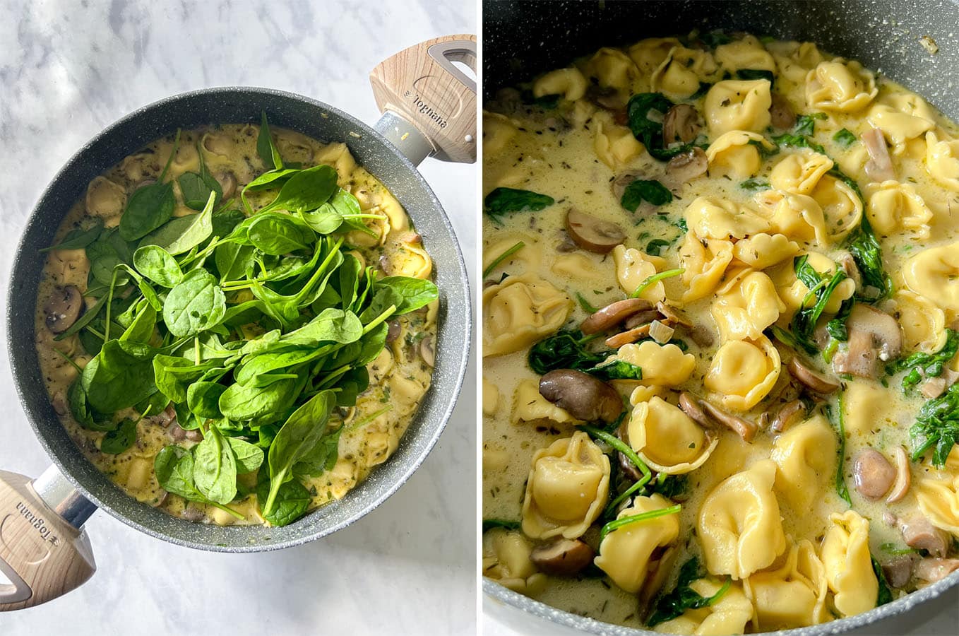 How to make One-Pot Creamy Mushroom Tortellini