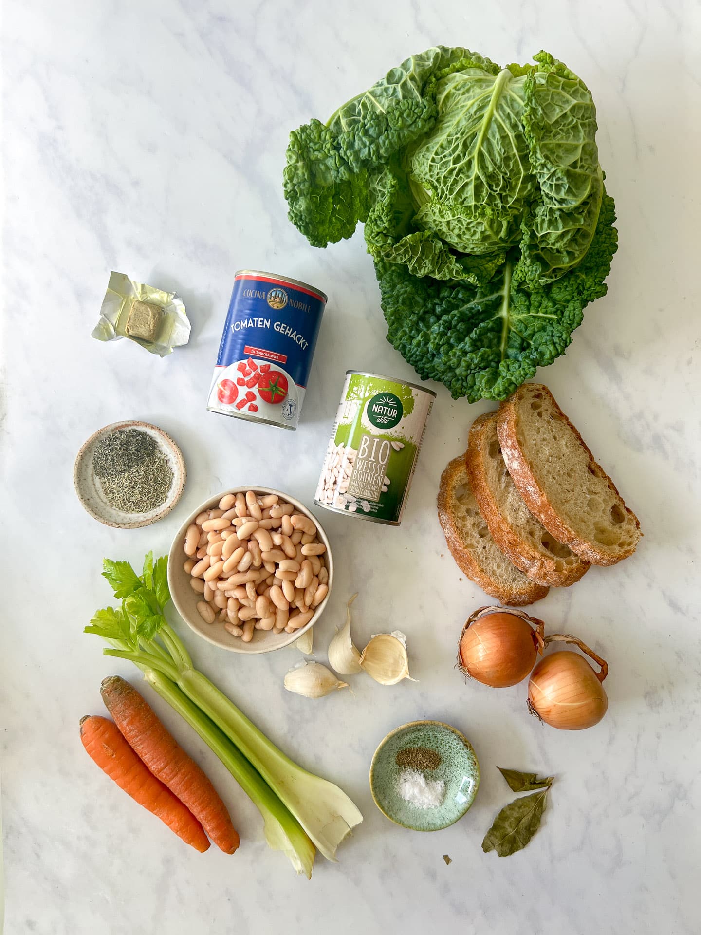 Tuscan Ribollita Soup Ingredients