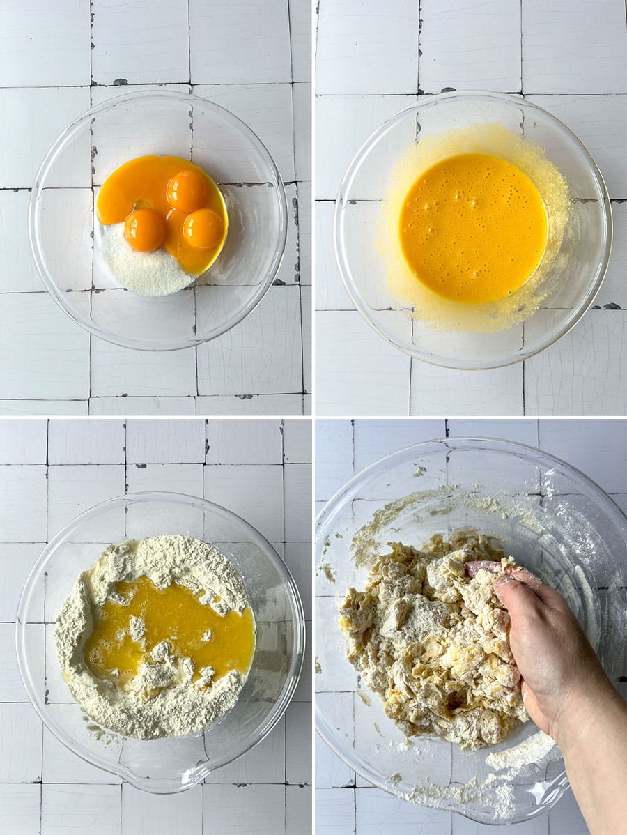 Make the dough for Angels Wings Pastry - Krhki flancati