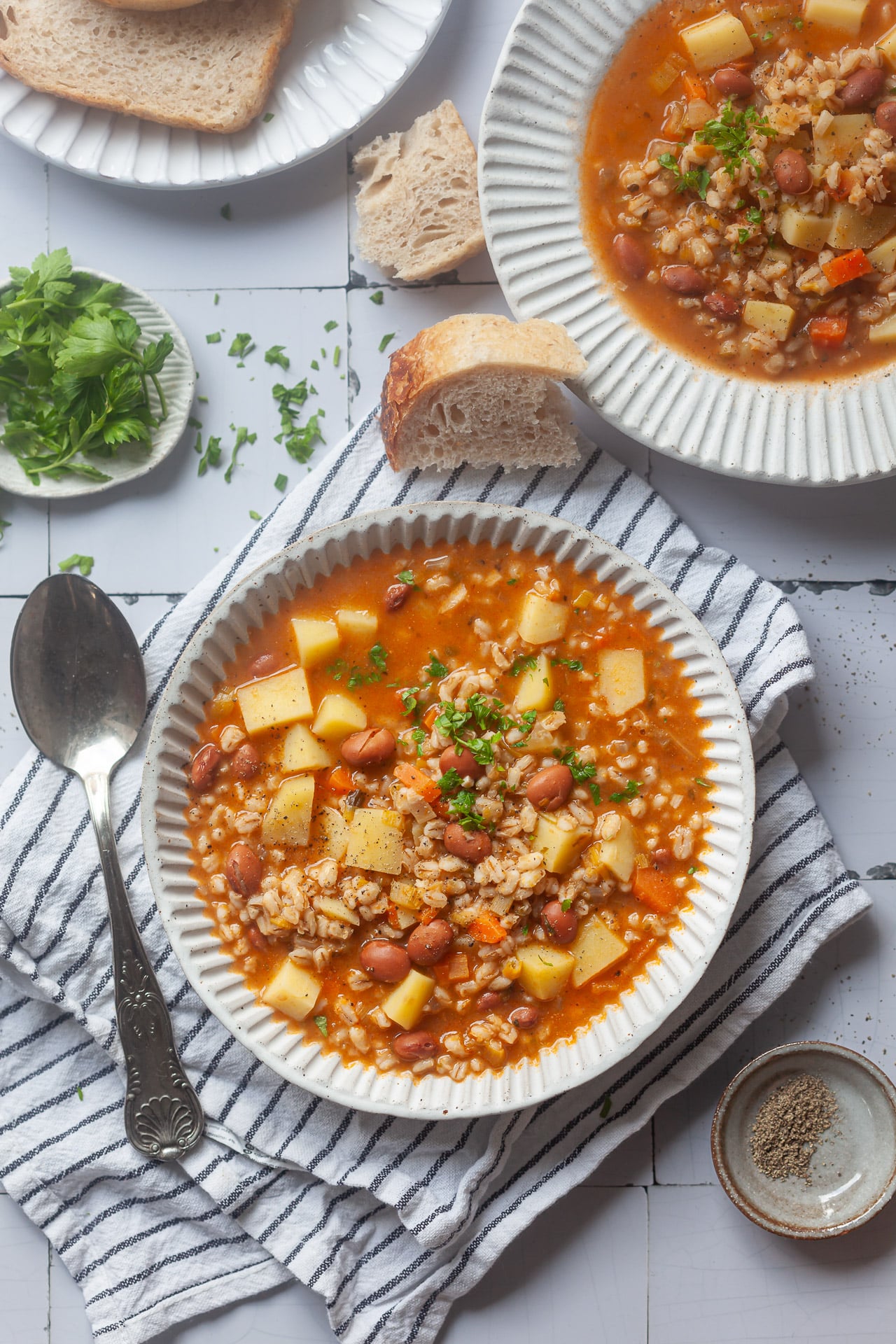 Vegan One-Pot Barley Stew
