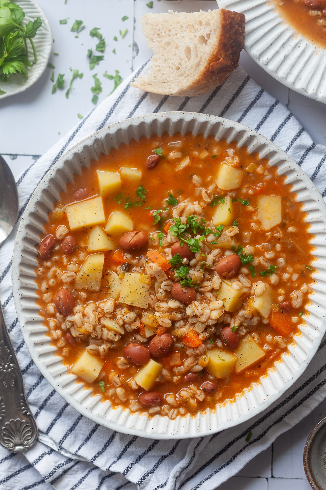 Vegan One-Pot Barley Stew