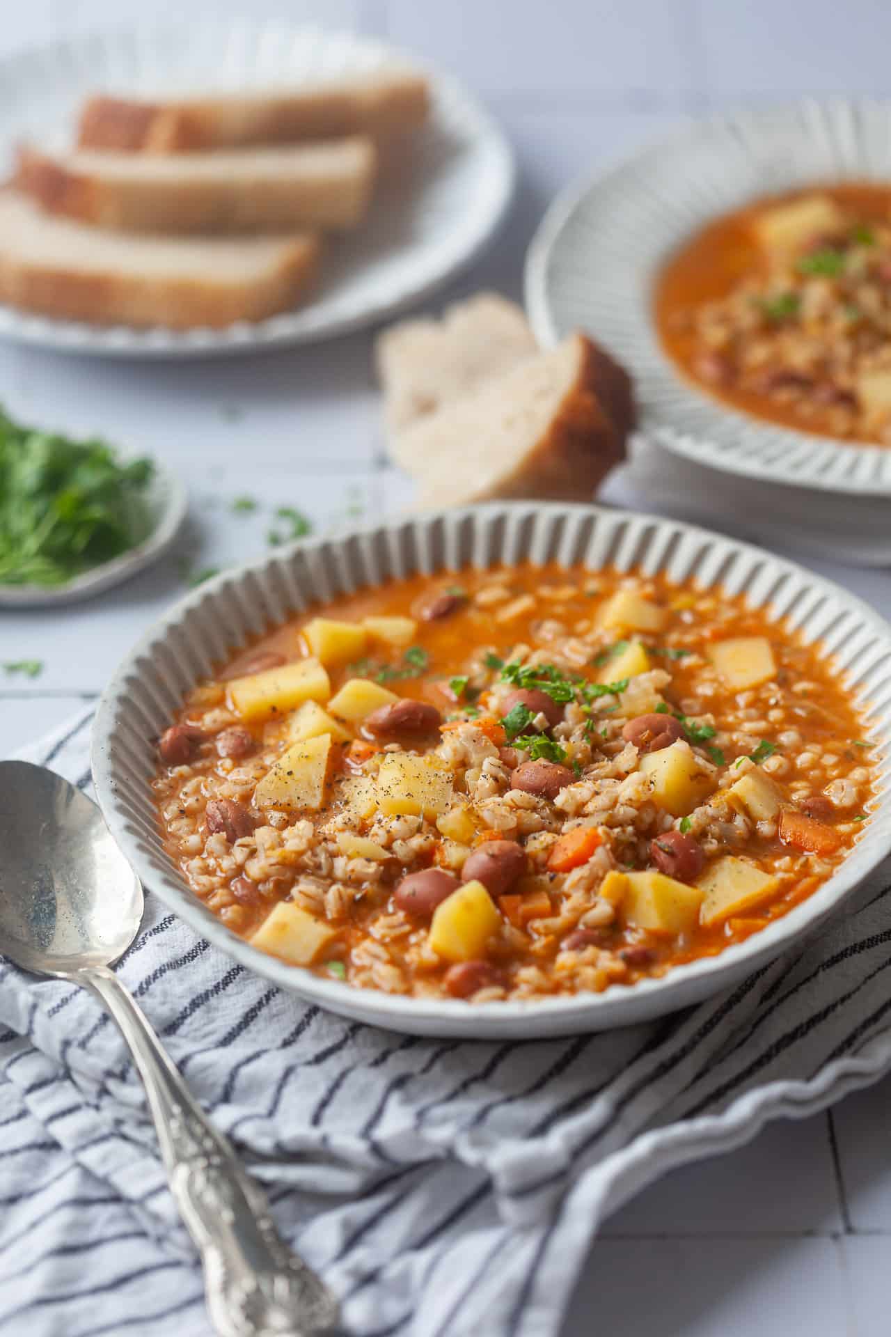 Vegan One-Pot Barley Stew