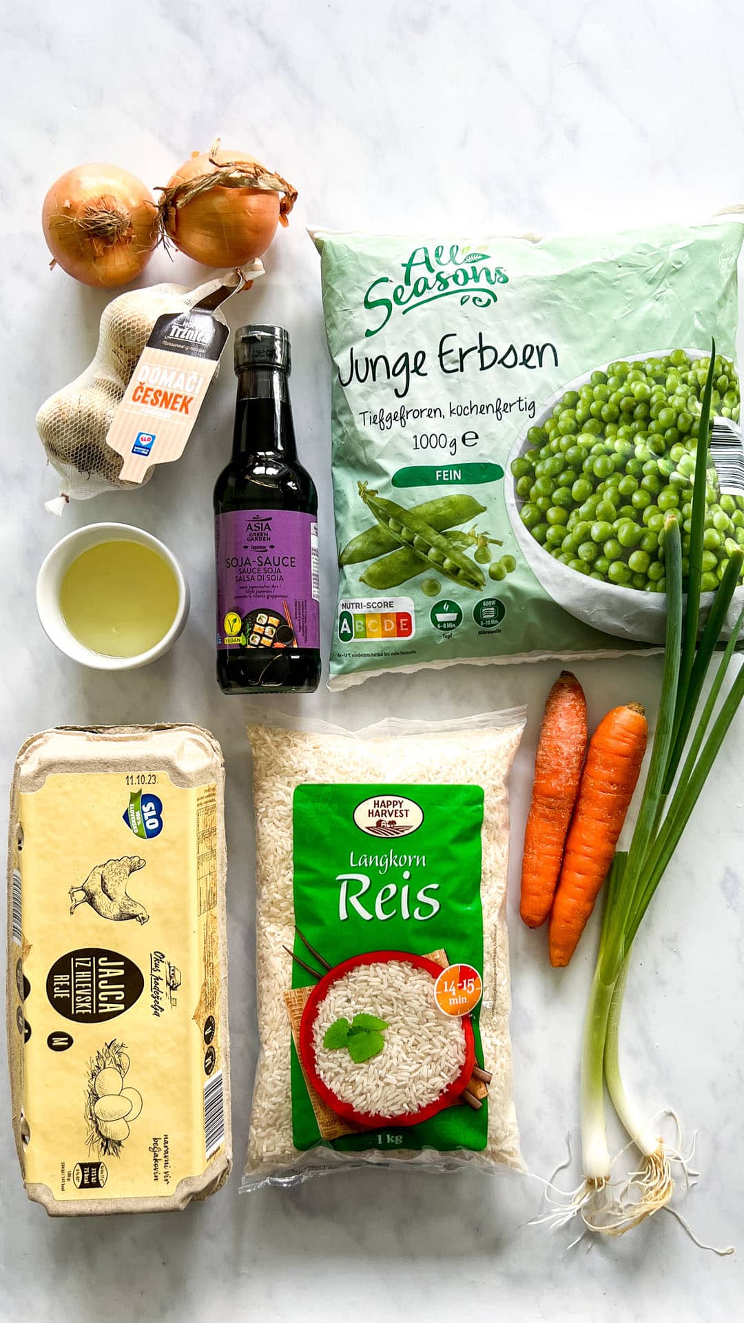 Egg Fried Rice Ingredients