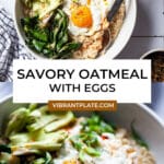 Savory Oatmeal with Eggs