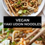 Vegan Yaki Udon Noodles
