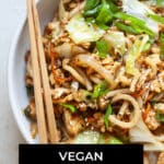 Vegan Yaki Udon Noodles