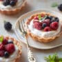 Vegan Berry Yogurt Tarts