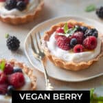 Vegan Berry Yogurt Tarts