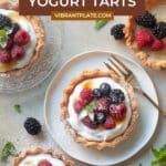 Vegan Berry Yogurt Tarts