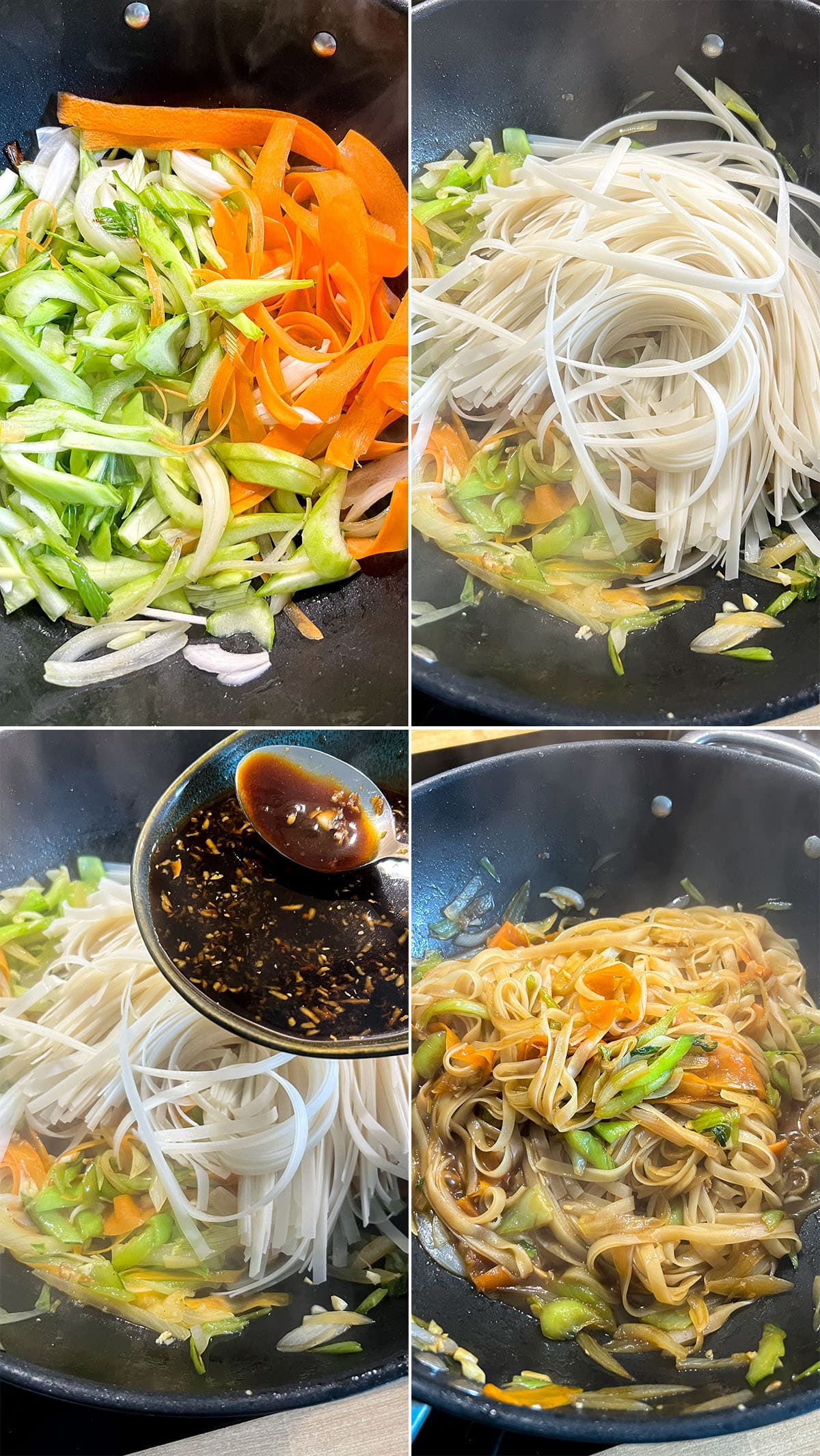 How to make Vegan Stir-Fried Rice Noodles with Tofu