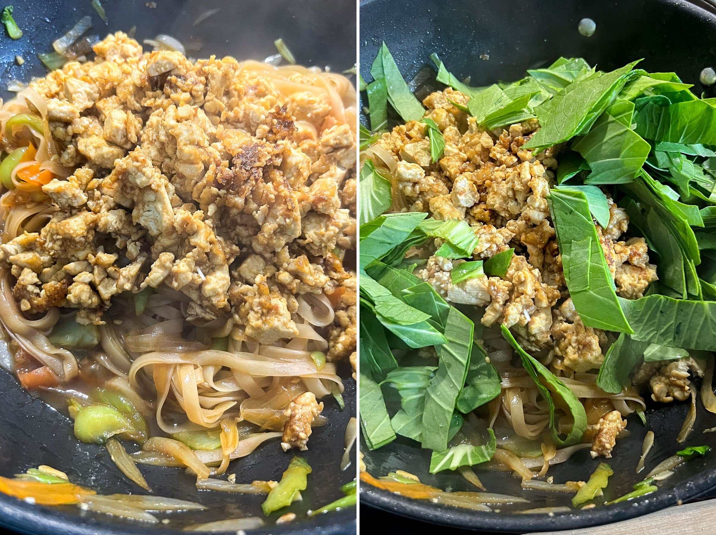 How to make Vegan Stir-Fried Rice Noodles with Tofu