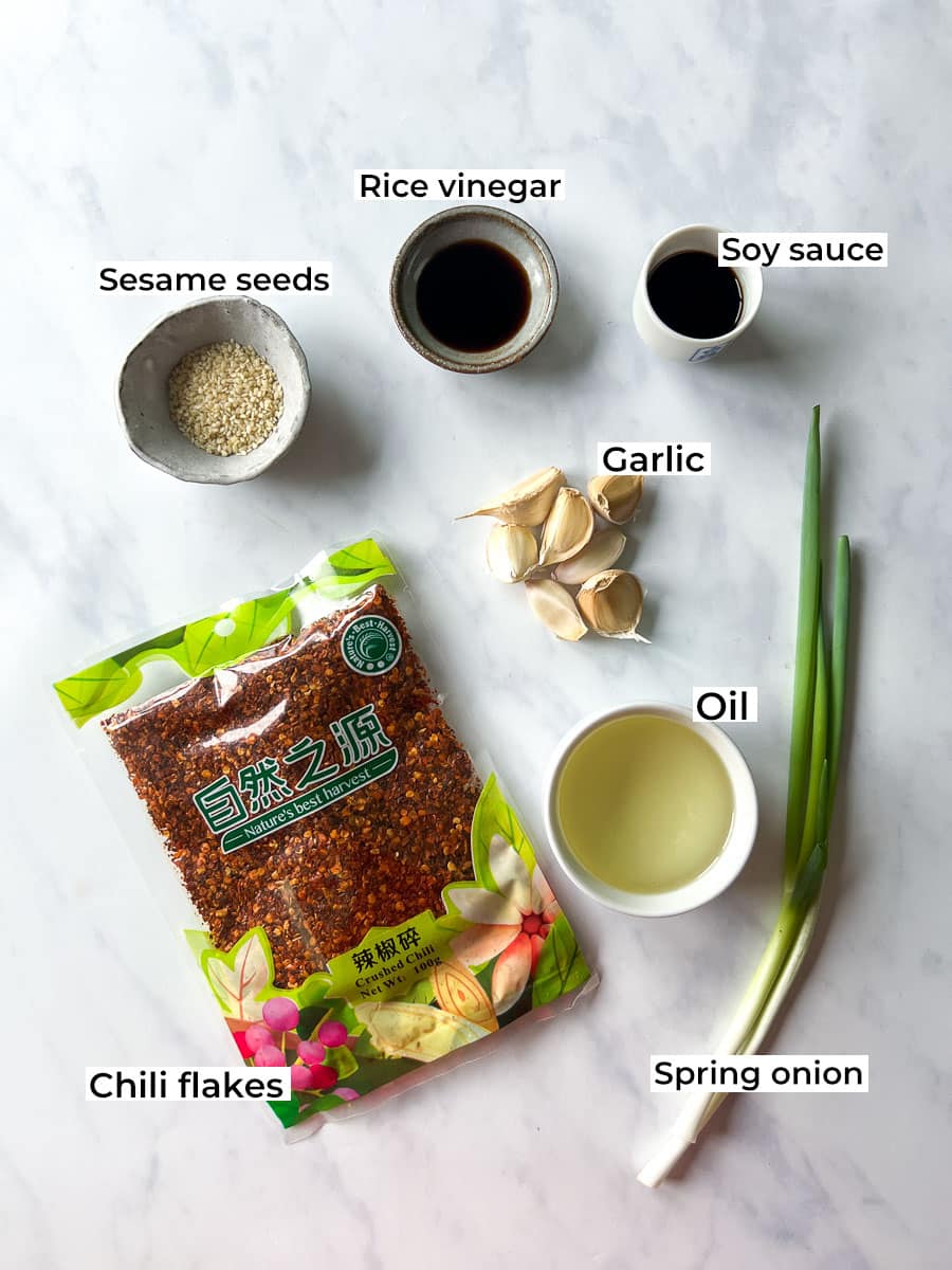 Garlic Chili Oil Ingredients