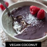 Vegan Coconut Chia Semifreddo