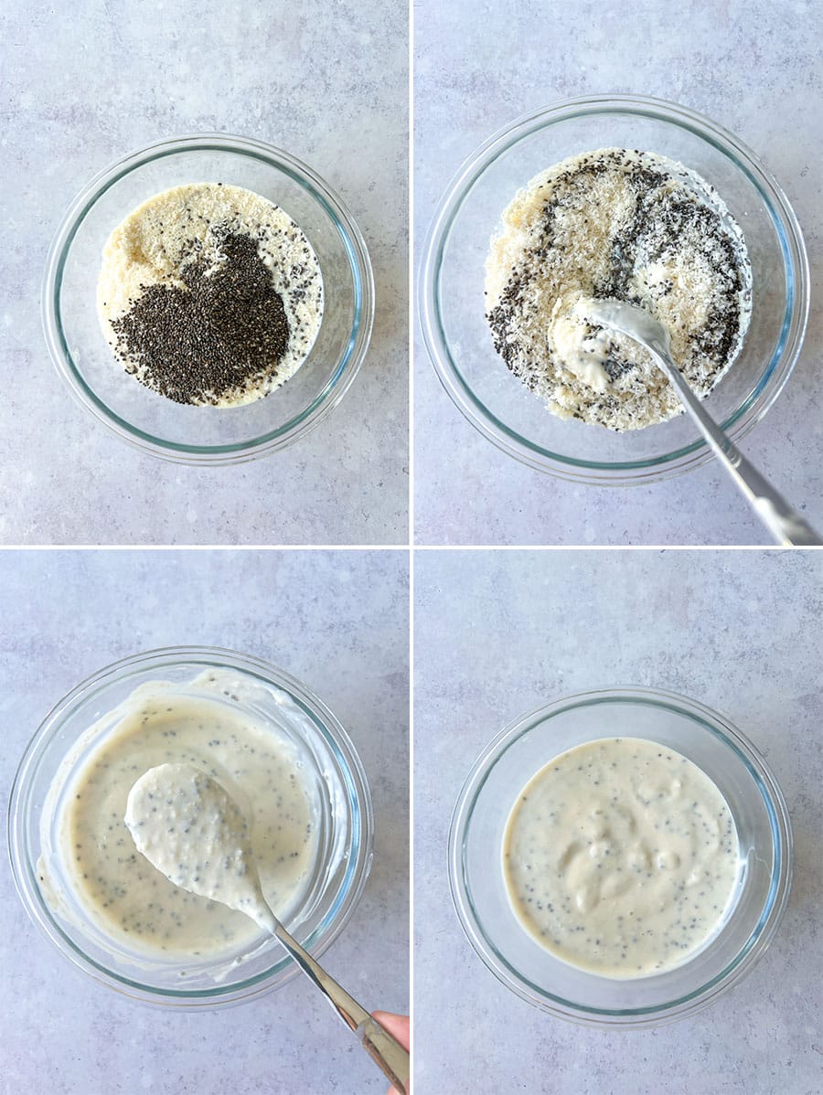 How to make Coconut Chia Semifreddo