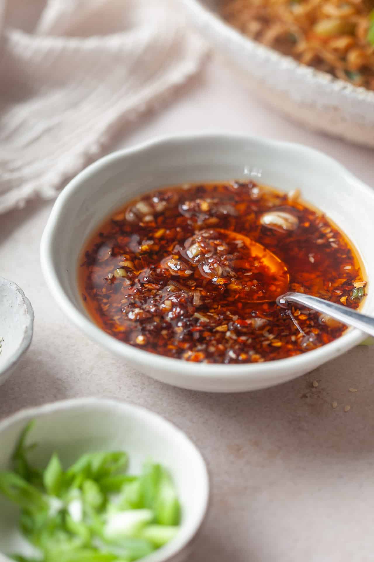 Homemade Garlic Chili Oil