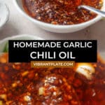Homemade Garlic Chili Oil