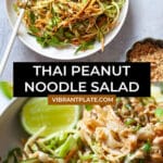 Thai Peanut Noodle Salad