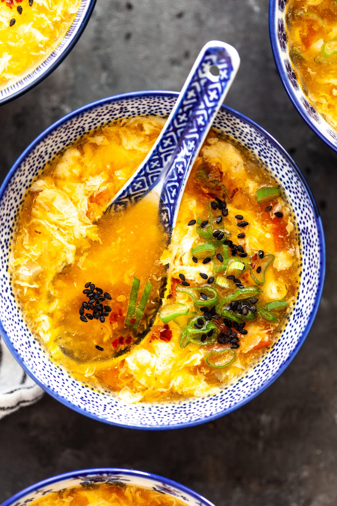 Tomato Egg Drop Soup