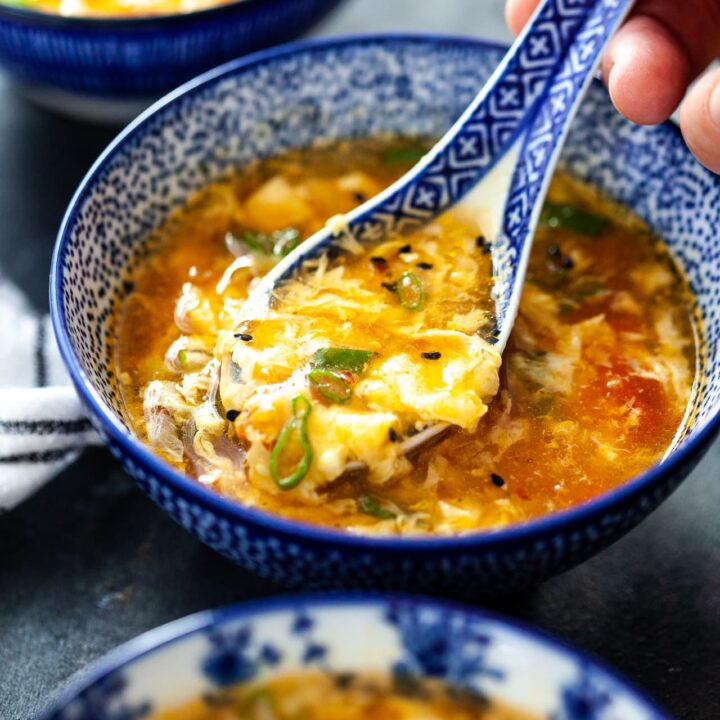 Tomato Egg Drop Soup