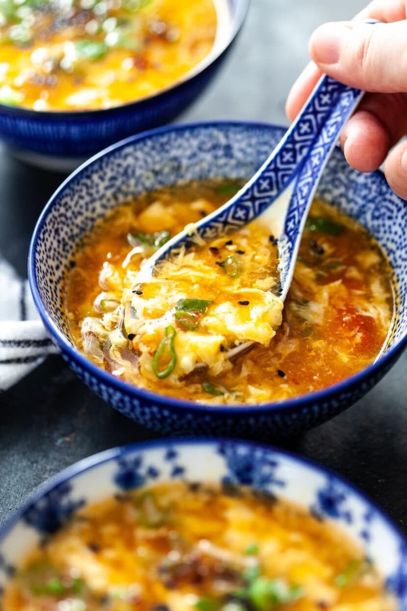 Tomato Egg Drop Soup