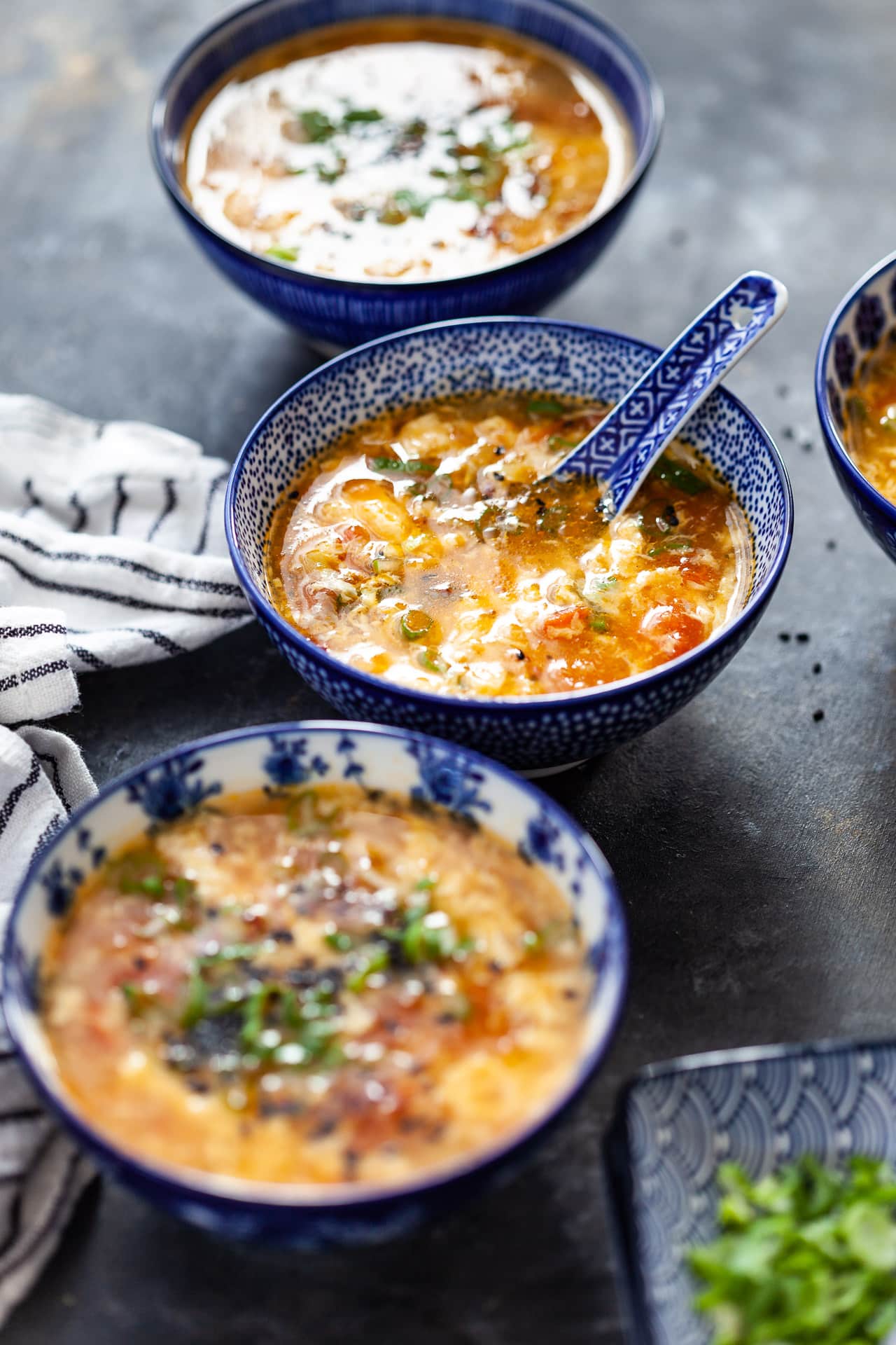 Tomato Egg Drop Soup