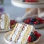Vegan Vanilla Berry Cake